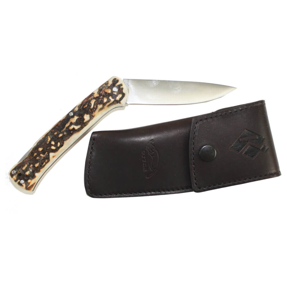 Krieghoff “Reineke” Pocketknife by Otter, Buckhorn Handle